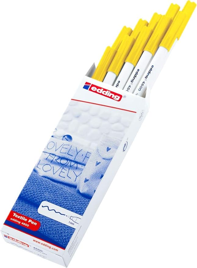 edding 4600 Textile Marker Pen - Image 2