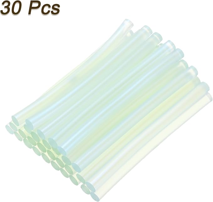 uxcell 30pcs 7mm x 100mm Mini Hot Glue Sticks - Image 3