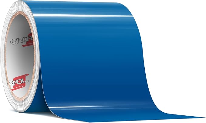 ORACAL 651 Gloss Sky Blue Permanent Vinyl Tape Roll – Premium Adhesive Film by Orafol