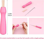 Mayboos Needle Felting Kit, Needle Felting Pad, Needle Felting Tool - Image 5