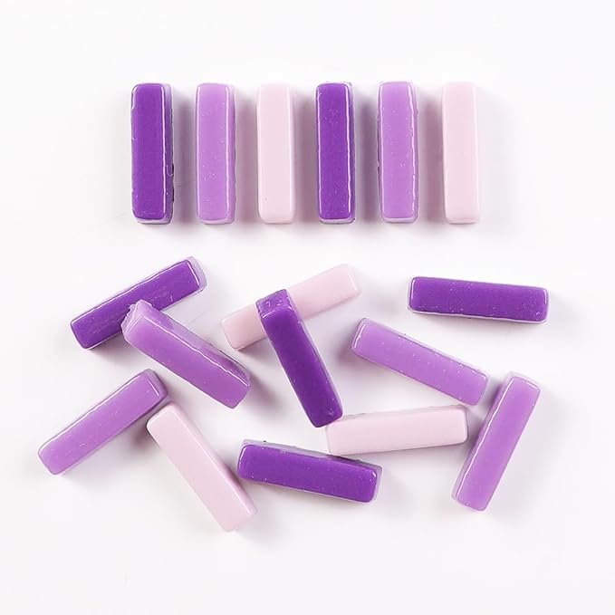 1 LB 5x20mm Glass Strips Mosaic Tiles - Image 2