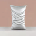 Gray Silk Pillowcase for Women Made in USA, Anti Wrinkle Silk Pillow Cases Queen - Image 5