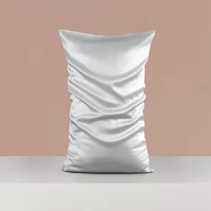 Gray Mulberry Silk Pillowcase King Size - Image 4