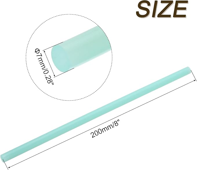 uxcell 30pcs 7mm x 200mm Mini Hot Glue Sticks - Image 2