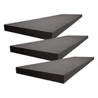 GoTo Foam 1" x 24" x 72" Black Upholstery Foam Sheet by GoToFoam