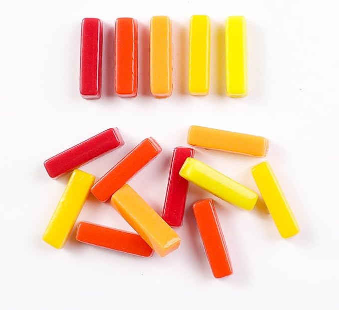 1 LB 5x20mm Glass Strips Mosaic Tiles - Image 2
