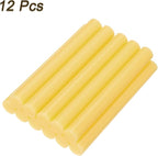 uxcell Mini Hot Glue Sticks for Glue Gun 11mm x 100mm Light Yellow 12pcs - Image 3