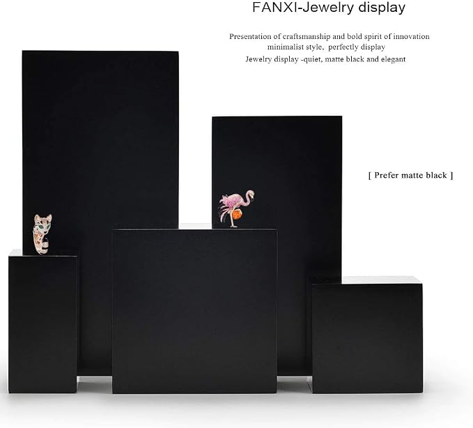 Oirlv Solid Wood Minimalism Style Jewelry Display Stand Showcase Jewelry - Image 8