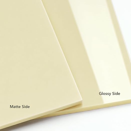 Macaron Pastel Cast Acrylic Sheets 12x12 1/8" | Dual finish matte & glossy cast - Image 2