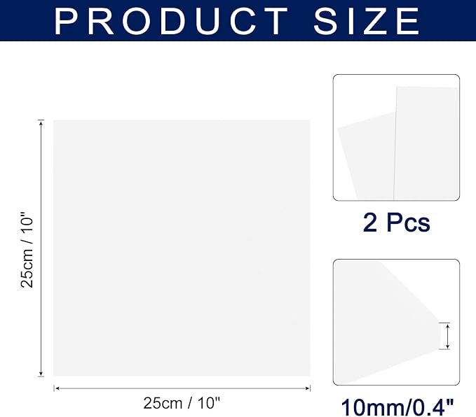 MECCANIXITY Foam Sheets Crafts 10x10 Inch 10mm EVA Craft Foam Paper Foam Sheets - Image 2