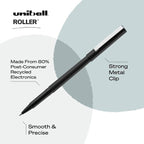 uniball Roller Rollerball Pens, Micro Point - Image 4