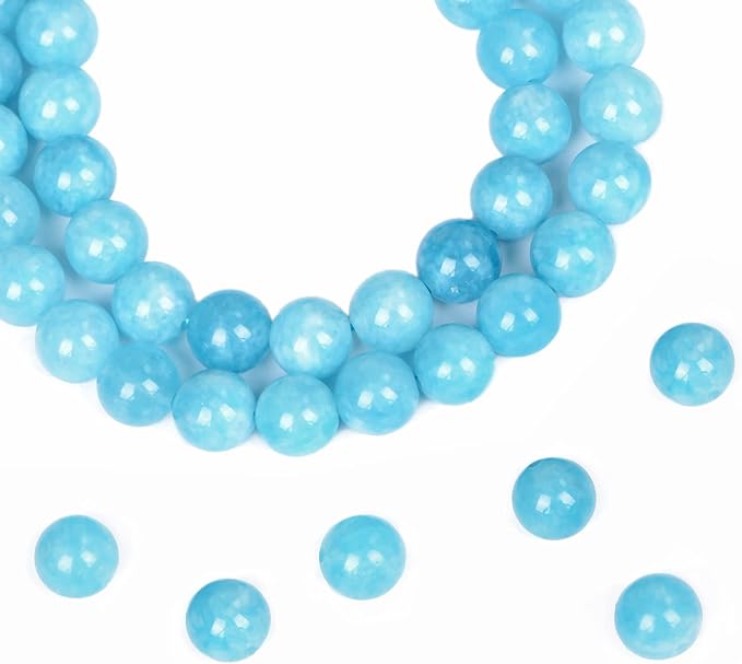 AD Beads Natural Gemstone Round Loose Beads 15" by ADBeads