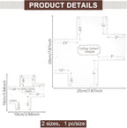 INFUNLY 2pcs Box Corner Template - Image 2