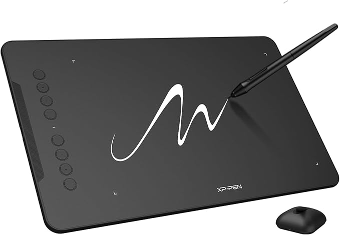 XPPen Updated Deco 01 V3 Drawing Tablet-16384 Levels of Pressure Battery-Free by XPPen