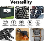 250lb Black Zip Ties Heavy Duty 12 Inch Outdoor, Extra Large Cable Tie Wraps - Image 4