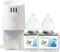 Scent Fill 100% Natural Glacier Plug in Air Freshener, Scented Oil Refills, 2 Refills + Diffuser