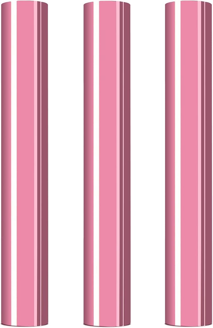 3D Puff Heat Transfer Vinyl 3 Sheets 12"x10"-Peach Pink | 3D Puffy Iron-on htv by Venitor