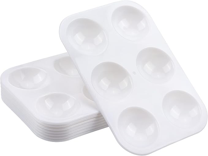 Tamaki 16 PCS Plastic Paint Tray Palettes, DIY Craft and Art Painting - Image 2
