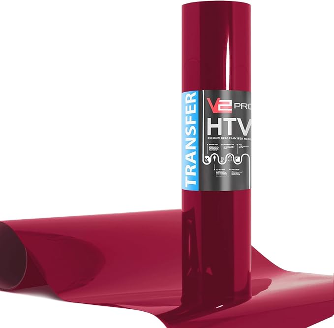V2 Pro Heat Transfer Vinyl Film HTV Roll by VVIVIDVINYL