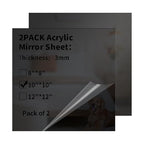 Mirror Acrylic Sheets 1/8 ” Thick by gdhwcxl