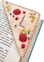 MOTEERLLU Personalized Hand Embroidered Corner Bookmark - Image 2
