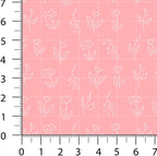 Patchwork Fabric Panel 100x155 cm, 100% Cotton Satin, 6 Coordinated Floral - Image 5