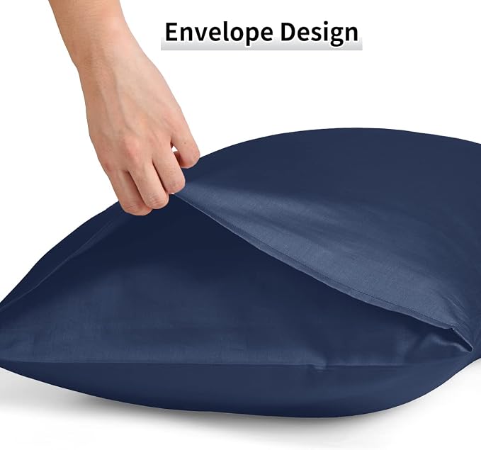 Warmstar Cotton Pillow Cases Queen Size Set of 2, 600 Thread Count Pillowcases - Image 5