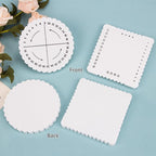 4Pcs Kumihimo Disk Braiding Wheel Lightweight & Convenient Friendship Bracelet - Image 7