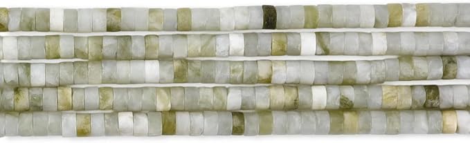 150pcs 4x2mm Natural Taiwan Jade Heishi Disc Rondelle Spacer Semi Precious - Image 2
