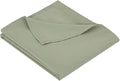 Full Flat Sheet Only， 80x96Inch Sage Green by Hotella