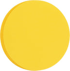 MECCANIXITY 60 PCS Golden Yellow Circle Cutouts Paper, 8 Inch Round Cutouts by MECCANIXITY