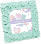 Laura Ashley 4x4 Flower Textured Hand-Crafted Resin Picture Frame by Unknown