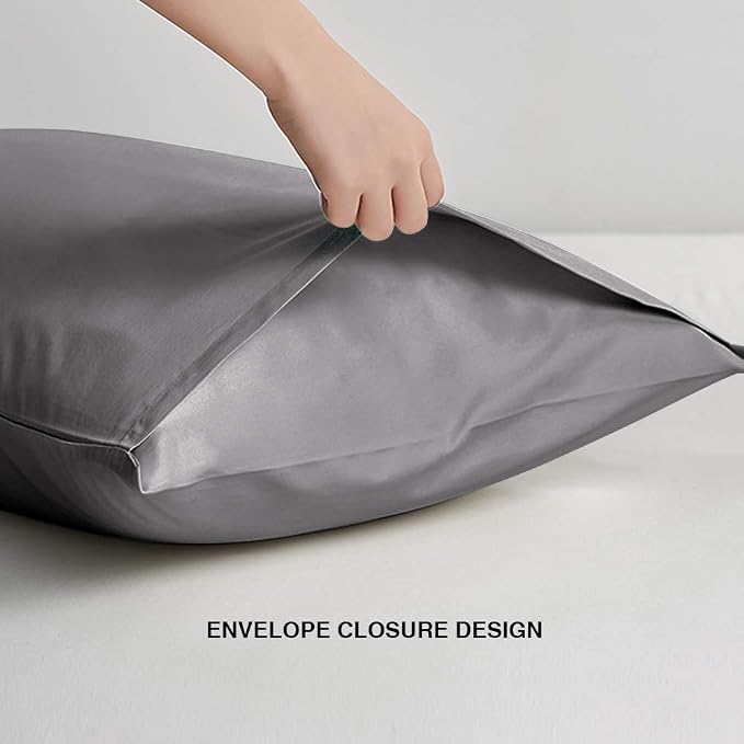 FLXXIE King Pillow Cases Set of 2, Soft Microfiber Pillow Covers - Image 3