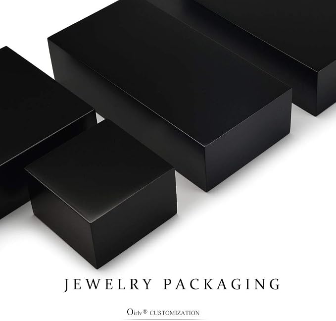 Oirlv Solid Wood Minimalism Style Jewelry Display Stand Showcase Jewelry - Image 8