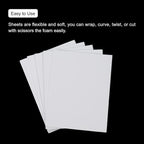 MECCANIXITY EVA Foam Sheets White 7.6 Inch x 5.9 Inch 2mm Thickness - Image 4