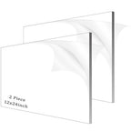 2 Pieces 1/8" Thick Acrylic Sheets, Plexiglass Sheets, Photo Frames by ADTDA
