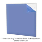 Marketing Holders Clear Acrylic Square Blanks 12" DIY Sheet .177" Thick See - Image 2