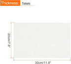 MECCANIXITY Adhesive Felt Sheets, 11.8 x 7.9 Inch, Creamy White - Image 2