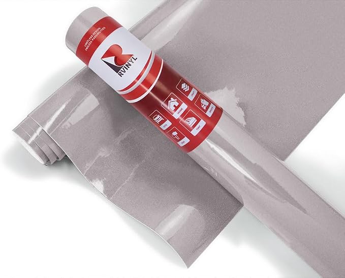 3M 7125 Satin Aluminum Gloss Permanent Adhesive Vinyl Roll by Rvinyl