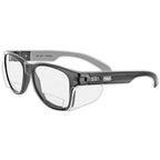 MAGID Y50 Safety Glasses for Construction | Black Frame — 1 Pair, ANSI Z87.1+ by MagidGloveSafety