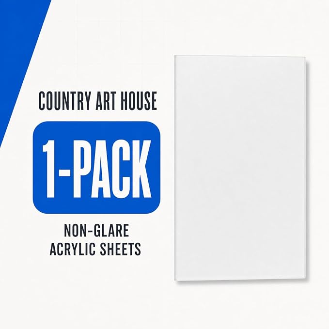 8x10 Non-Glare Acrylic Sheet Frame Replacement, UV Resistant Picture Cover | - Image 2