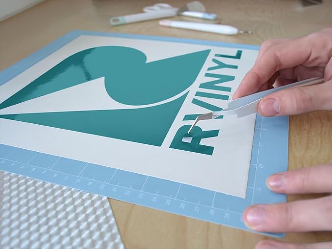 ORACAL 951 Turquoise Metallic Adhesive Craft Vinyl 12in x 10ft - Image 4