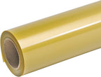 TUMIYA Gold Heat Transfer Vinyl HTV Rolls, Glossy Adhesive HTV Vinyl by TUMIYA