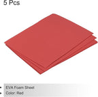 MECCANIXITY EVA Foam Sheets Red 7.6 Inch x 5.9 Inch 2mm Thickness - Image 3