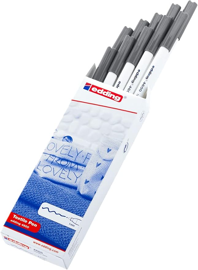 edding 4600 Textile Marker Pen - Image 2