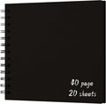DIY Scrapbook Album 8x8 Inch, Hardcover Kraft Paper Scrap Book Photo Album by Sprsthai
