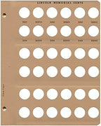 Dansco US Lincoln Memorial Cent Coin Album 1958 - Image 5