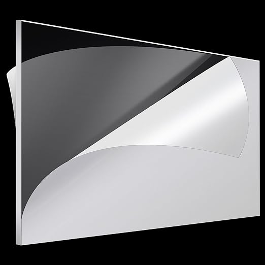 Roowest 1 Pcs 24 x 48 Inch, 1/8 Inch Thick Clear Acrylic Sheets Plastic by Roowest