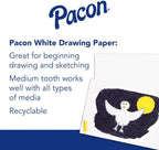 Pacon Drawing Paper, Supreme Weight, 500 Sheets/Pack, Case of 6 Packs, 3000 - Image 2