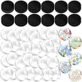 Weewooday 72 Pieces Round 1 Inch Glass Magnets Craft by Weewooday